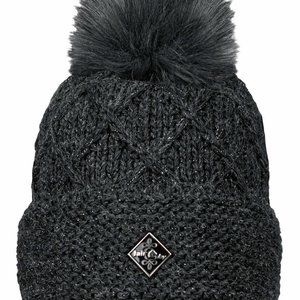 Fair Play Kadi Winter Hat /Tossel Cap- Black - One size fits all